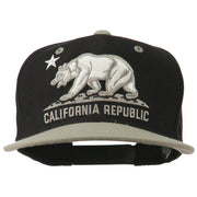 Classic Cali Bear Two Tone Snapback