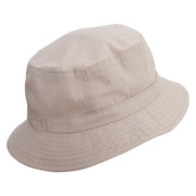 Thermometer Embroidered Pigment Dyed Bucket Hat - Khaki OSFM