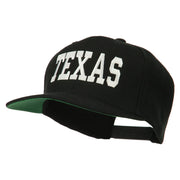 College Texas Embroidered Snapback Cap