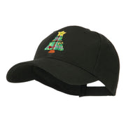 Christmas Tree with Decoration Embroidered Cap