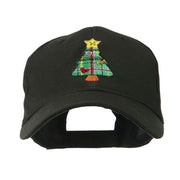 Christmas Tree with Decoration Embroidered Cap