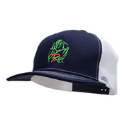 Cyclist Embroidered Premium High Profile Mesh Trucker Cap