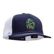 Cyclist Embroidered Premium High Profile Mesh Trucker Cap