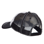 Follow Embroidered Cotton Mesh Cap