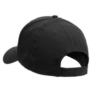 Save Nature Text Embroidered Solid Cotton Twill Low Profile Cap - Black OSFM