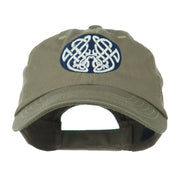 Celtic Emblem with Birds Embroidered Cap