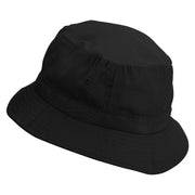 Thermometer Embroidered Pigment Dyed Bucket Hat - Black OSFM