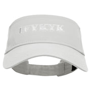 IFYKYK Embroidered Cotton Twill Sun Visor