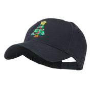 Christmas Tree with Decoration Embroidered Cap