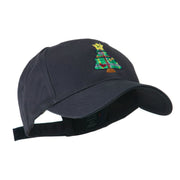 Christmas Tree with Decoration Embroidered Cap