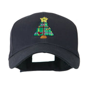 Christmas Tree with Decoration Embroidered Cap