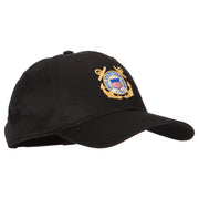 US Coast Guard Anchors Embroidered Solid Cotton Pro Style Cap