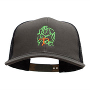 Cyclist Embroidered Premium High Profile Mesh Trucker Cap