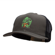 Cyclist Embroidered Premium High Profile Mesh Trucker Cap