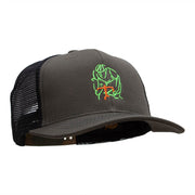 Cyclist Embroidered Premium High Profile Mesh Trucker Cap