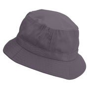 Thermometer Embroidered Pigment Dyed Bucket Hat - Charcoal OSFM