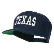 College Texas Embroidered Snapback Cap