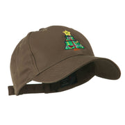 Christmas Tree with Decoration Embroidered Cap