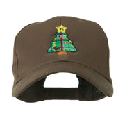 Christmas Tree with Decoration Embroidered Cap