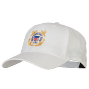 US Coast Guard Anchors Embroidered Solid Cotton Pro Style Cap