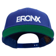 Bronx New York USA Embroidered Wool Blend Prostyle Snapback - Royal OSFM