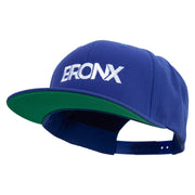 Bronx New York USA Embroidered Wool Blend Prostyle Snapback - Royal OSFM