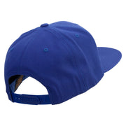 Bronx New York USA Embroidered Wool Blend Prostyle Snapback - Royal OSFM