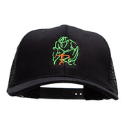 Cyclist Embroidered Premium High Profile Mesh Trucker Cap