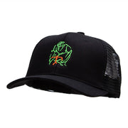 Cyclist Embroidered Premium High Profile Mesh Trucker Cap