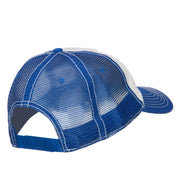 Follow Embroidered Cotton Mesh Cap