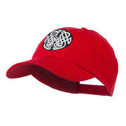 Celtic Emblem with Birds Embroidered Cap