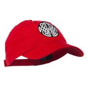 Celtic Emblem with Birds Embroidered Cap