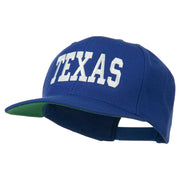 College Texas Embroidered Snapback Cap