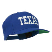 College Texas Embroidered Snapback Cap