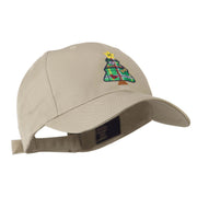 Christmas Tree with Decoration Embroidered Cap