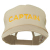 Captain Embroidered Foam Front Mesh Back Cap