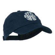 Celtic Emblem with Birds Embroidered Cap