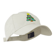 Christmas Tree with Decoration Embroidered Cap