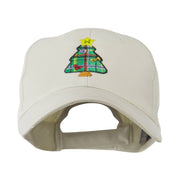 Christmas Tree with Decoration Embroidered Cap