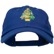 Christmas Tree Patched Washed Cap