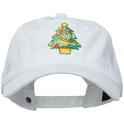 Christmas Tree Patched Washed Cap