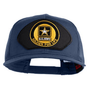 U.S. Army Soldier for Life Patched Solid Cotton Twill Mesh Prostyle Cap - Navy OSFM