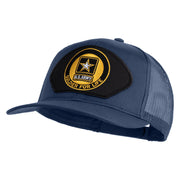 U.S. Army Soldier for Life Patched Solid Cotton Twill Mesh Prostyle Cap - Navy OSFM
