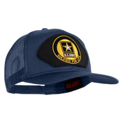 U.S. Army Soldier for Life Patched Solid Cotton Twill Mesh Prostyle Cap - Navy OSFM