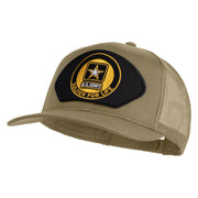 U.S. Army Soldier for Life Patched Solid Cotton Twill Mesh Prostyle Cap - Khaki OSFM