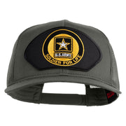 U.S. Army Soldier for Life Patched Solid Cotton Twill Mesh Prostyle Cap - Grey OSFM