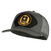 U.S. Army Soldier for Life Patched Solid Cotton Twill Mesh Prostyle Cap - Grey OSFM