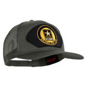 U.S. Army Soldier for Life Patched Solid Cotton Twill Mesh Prostyle Cap - Grey OSFM