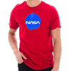 NASA Cartoon Rocket Designed Short Sleeve Cotton Jersey T-Shirt