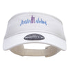 NY Towers Embroidered Brushed Sports Visor